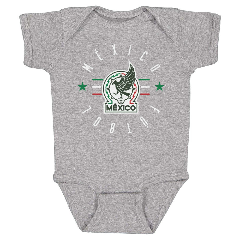 Mexico National Team 500 Level Infant  Futbol Bodysuit for sale - Heather Gray