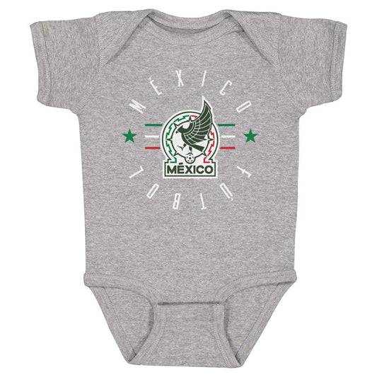 Mexico National Team 500 Level Infant  Futbol Bodysuit for sale - Heather Gray