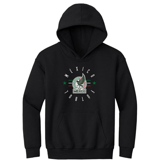 Mexico National Team 500 Level Youth  Futbol Pullover Hoodie for sale - Black
