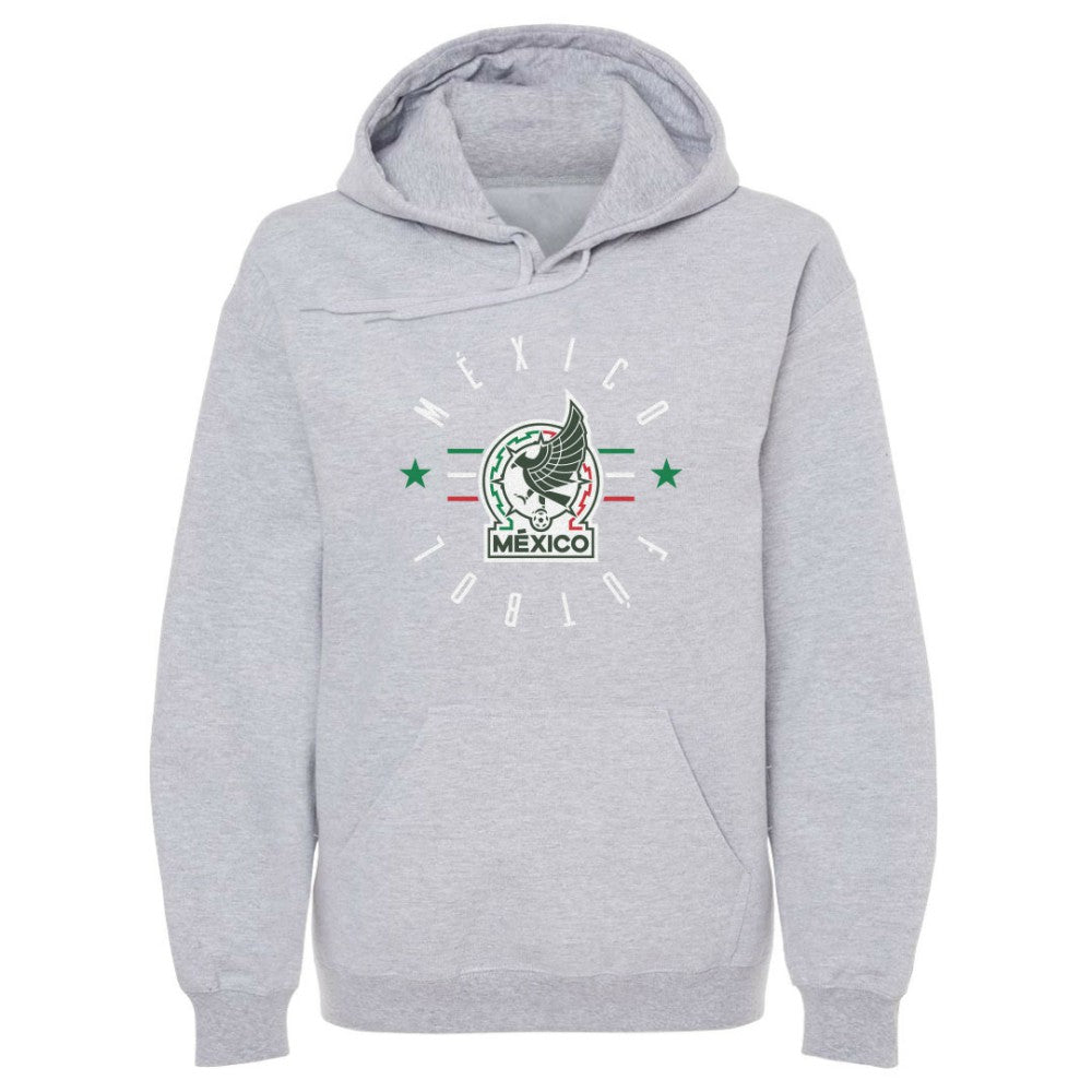 Mexico National Team 500 Level  Futbol Pullover Hoodie for sale - Gray