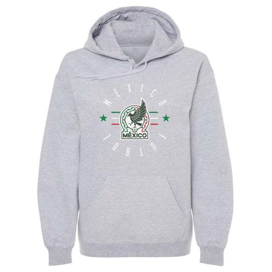 Mexico National Team 500 Level  Futbol Pullover Hoodie for sale - Gray