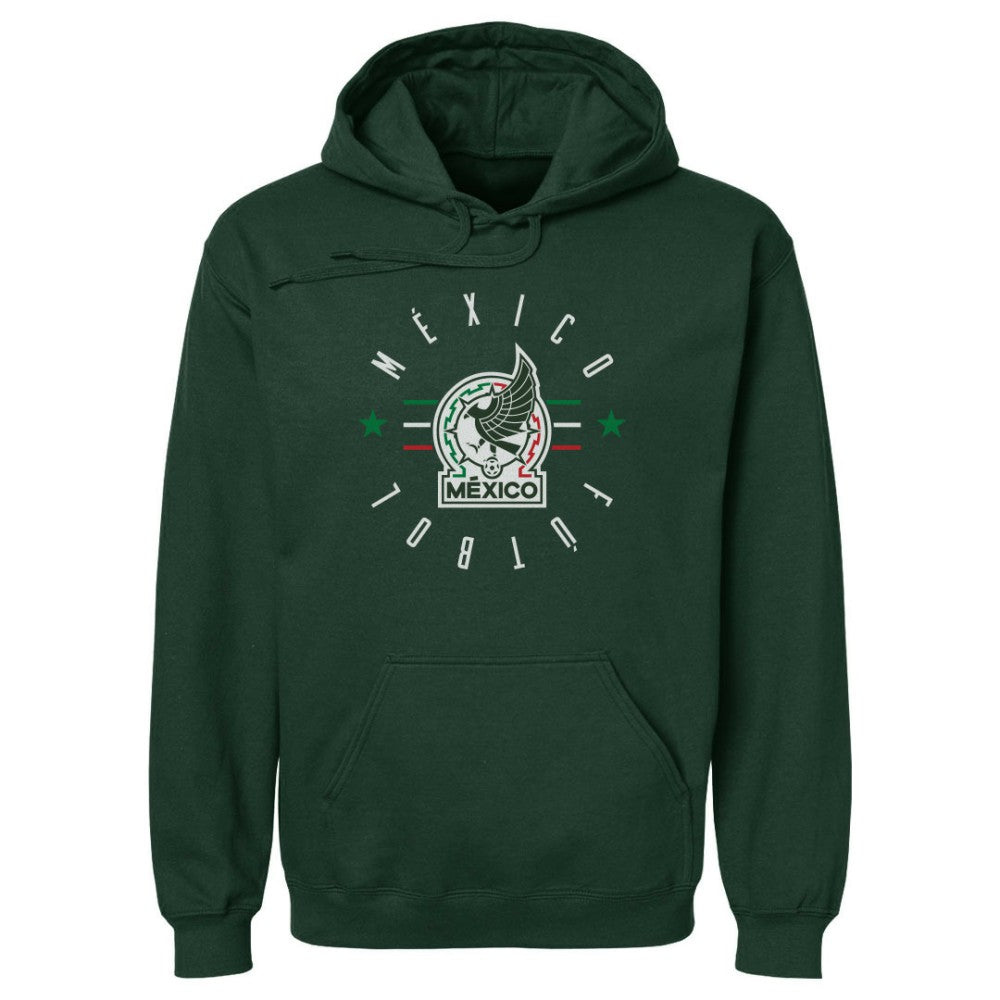 Mexico National Team 500 Level  Futbol Pullover Hoodie for sale - Forest Green