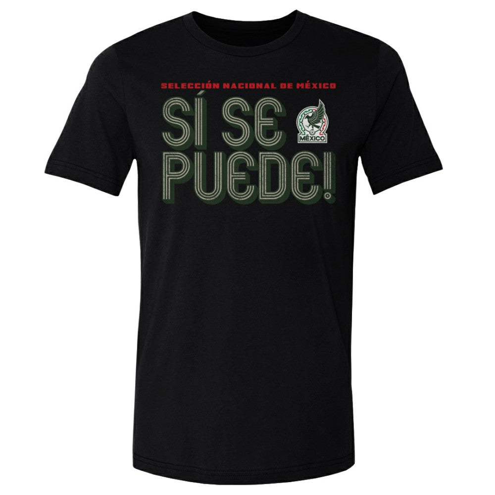 Mexico National Team 500 Level Si Se Puede Inline Bold T-Shirt for sale - Black