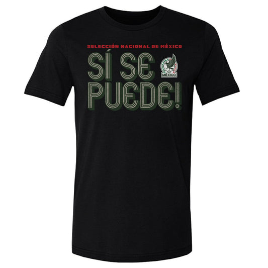 Mexico National Team 500 Level Si Se Puede Inline Bold T-Shirt for sale - Black