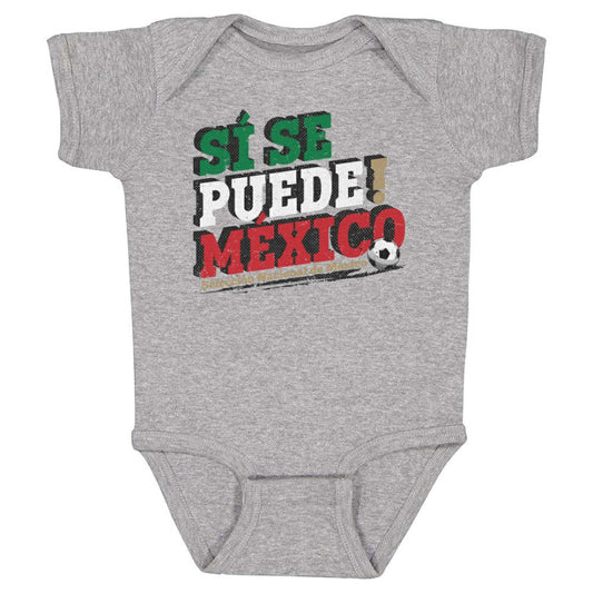 Mexico National Team 500 Level Infant Si Se Puede  Bodysuit for sale - Heather Gray