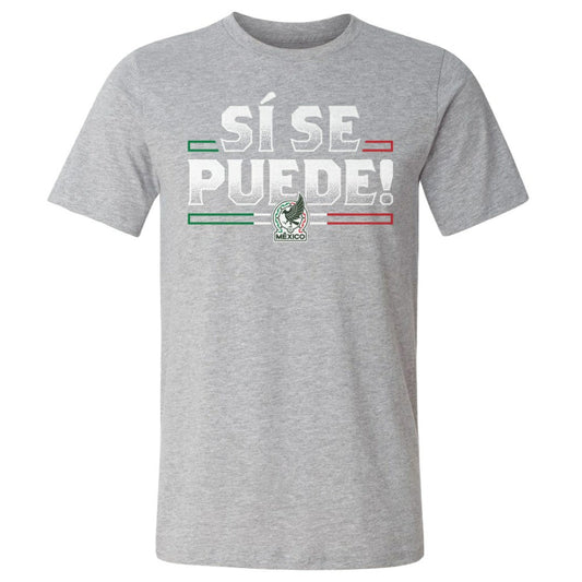 Mexico National Team 500 Level Si Se Puede  T-Shirt for sale - Heather Gray