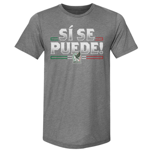 Mexico National Team 500 Level Si Se Puede  Premium Tri-Blend T-Shirt for sale - Gray