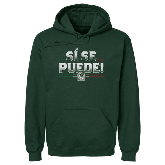 Mexico National Team 500 Level Si Se Puede  Pullover Hoodie for sale - Forest Green