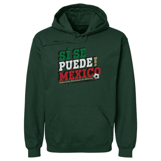 Mexico National Team 500 Level Si Se Puede  Pullover Hoodie for sale - Forest Green