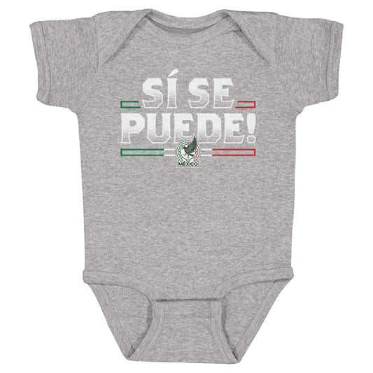 Mexico National Team 500 Level Infant Si Se Puede  Bodysuit for sale - Heather Gray