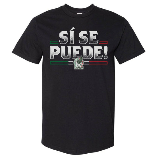 Mexico National Team 500 Level Si Se Puede  Heavyweight T-Shirt for sale - Black