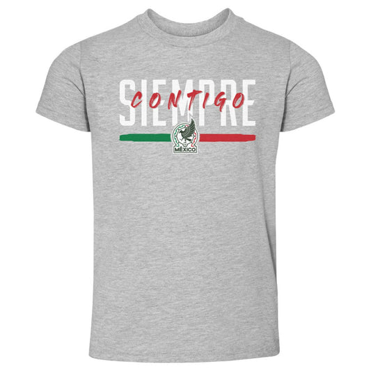 Mexico National Team 500 Level Toddler Siempre Contigo T-Shirt for sale - Heather Gray