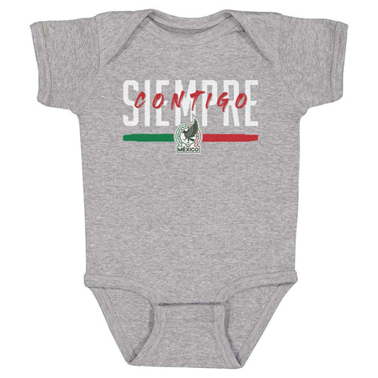 Mexico National Team 500 Level Infant Siempre Contigo Bodysuit for sale - Heather Gray