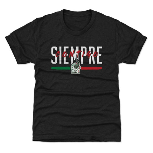Mexico National Team 500 Level Youth Siempre Contigo T-Shirt for sale - Black