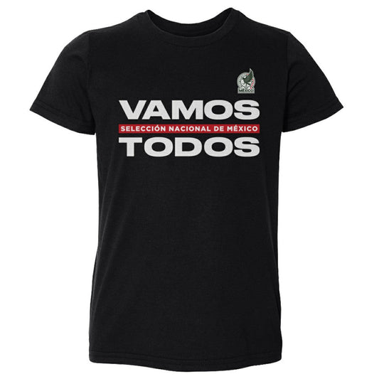 Mexico National Team 500 Level Toddler Vamos Todos T-Shirt for sale - Black