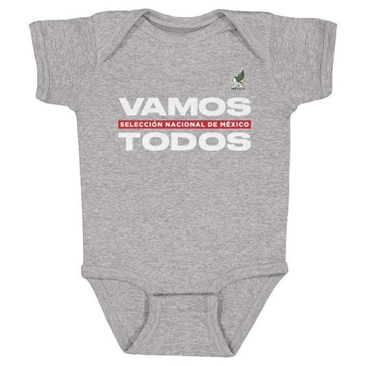 Mexico National Team 500 Level Infant Vamos Todos Bodysuit for sale - Heather Gray