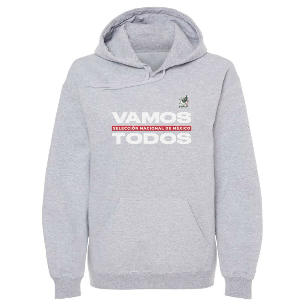 Mexico National Team 500 Level Vamos Todos Pullover Hoodie for sale - Gray