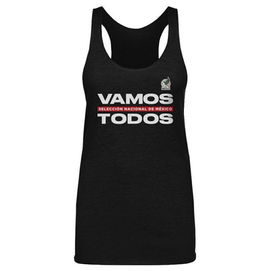 Mexico National Team 500 Level Women's Vamos Todos Tri-Blend Tank Top for sale - Black