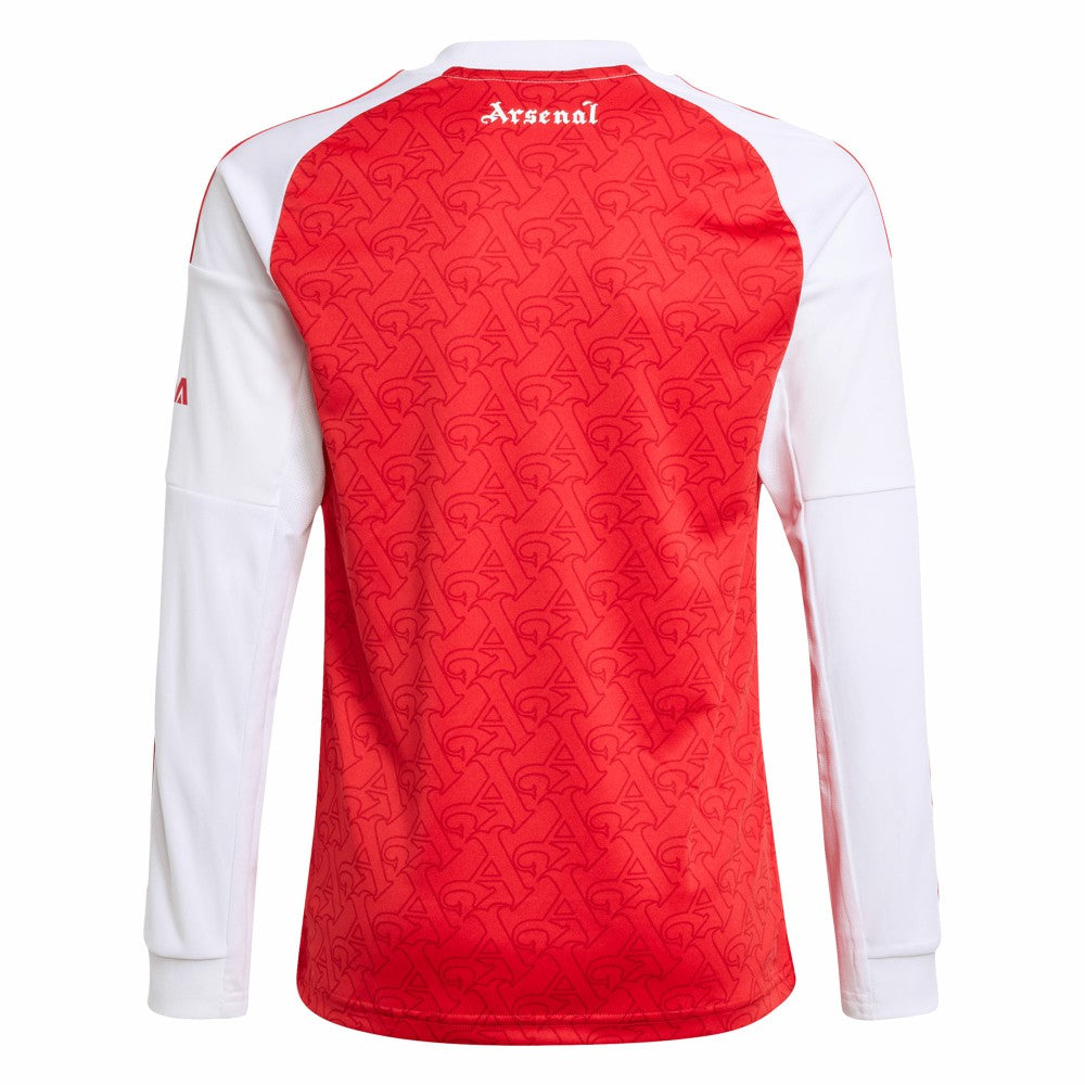 Arsenal Youth 2025/26 Home Replica Long Sleeve Jersey on sale - Red