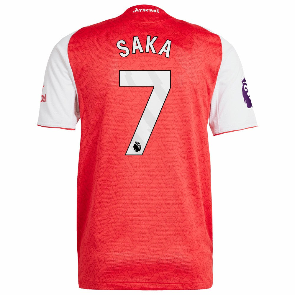 Bukayo Saka Arsenal 2025/26 Home Player Jersey on sale - Red