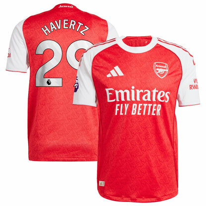Kai Havertz Arsenal 2025/26 Home Player Jersey on sale - Red