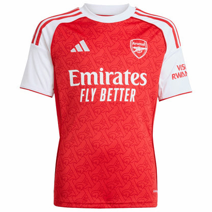 Bukayo Saka Arsenal Youth 2025/26 Home Replica Player Jersey on sale - Red