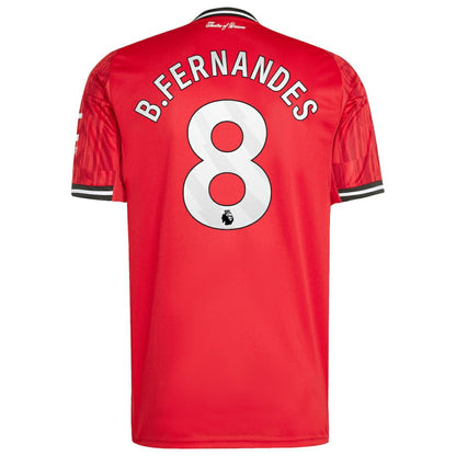 Bruno Fernandes Manchester United Home 2025/26 Replica Player Jersey Discount - Red
