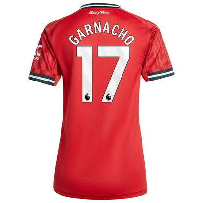 Alejandro Garnacho Manchester United Women's Home 2025/26 Replica Player Jersey Discount - Red