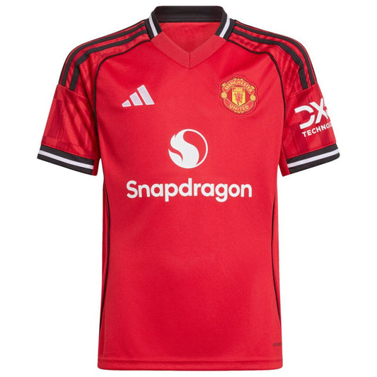 Kobbie Mainoo Manchester United Youth Home 2025/26 Replica Player Jersey Discount - Red