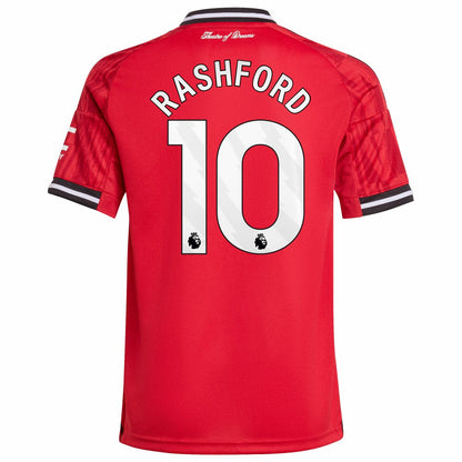 Marcus Rashford Manchester United Youth Home 2025/26 Replica Player Jersey Discount - Red