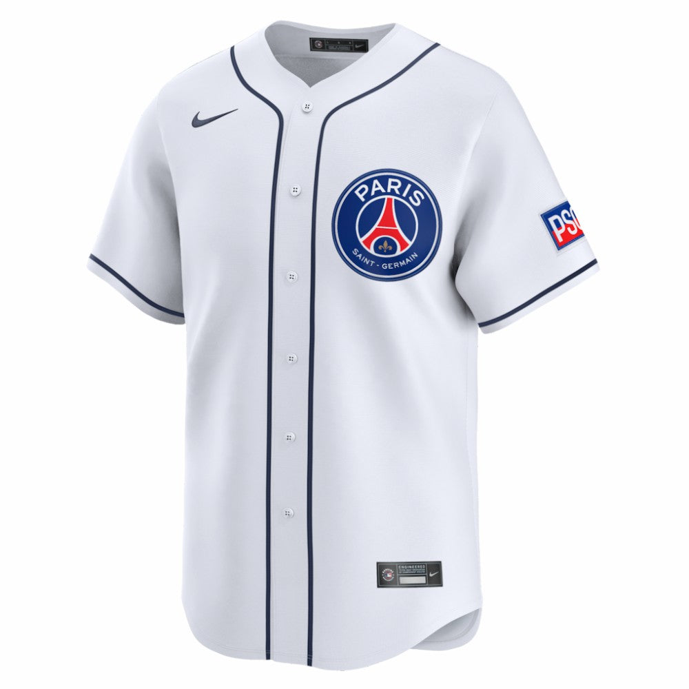 Paris Saint-Germain 2025 Soccer x MLB Limited Jersey on sale - White