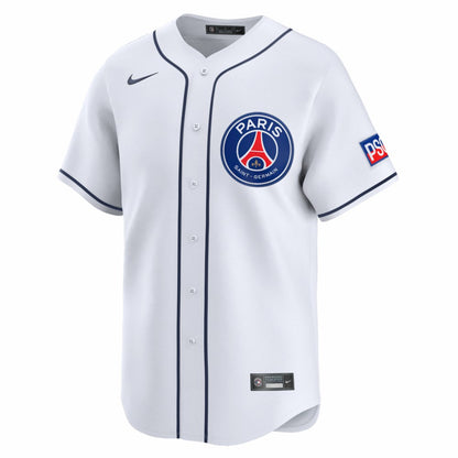 Paris Saint-Germain 2025 Soccer x MLB Limited Jersey on sale - White