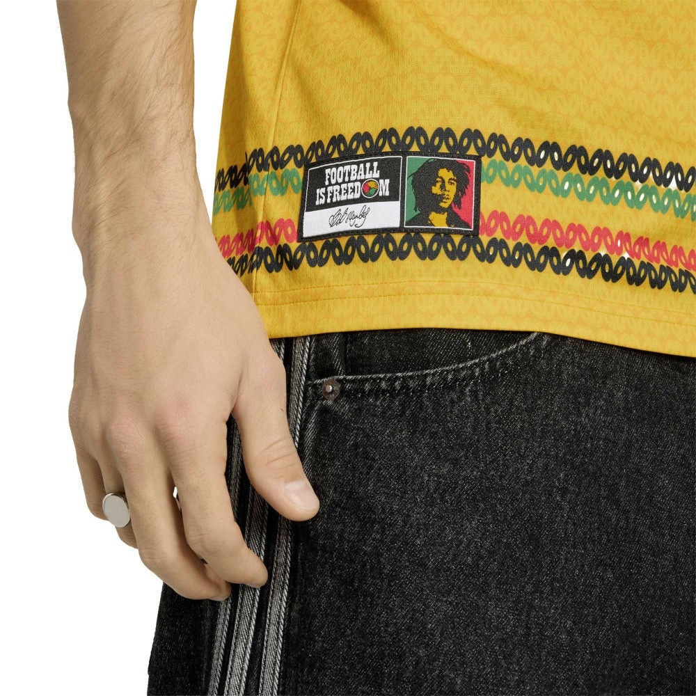 Bob Marley Jamaica National Team 2026 Home Replica Jersey for sale - Yellow