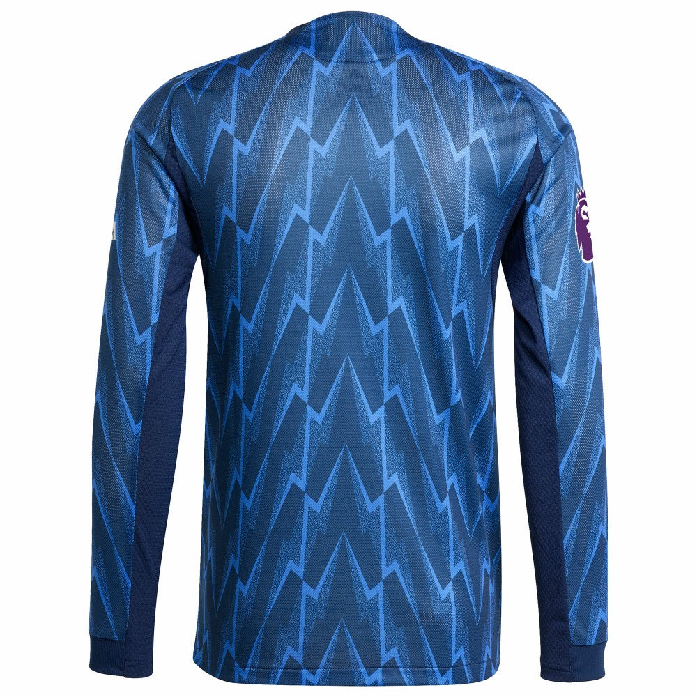 Arsenal 2025/26 Away Long Sleeve Jersey with Patch on sale - Blue