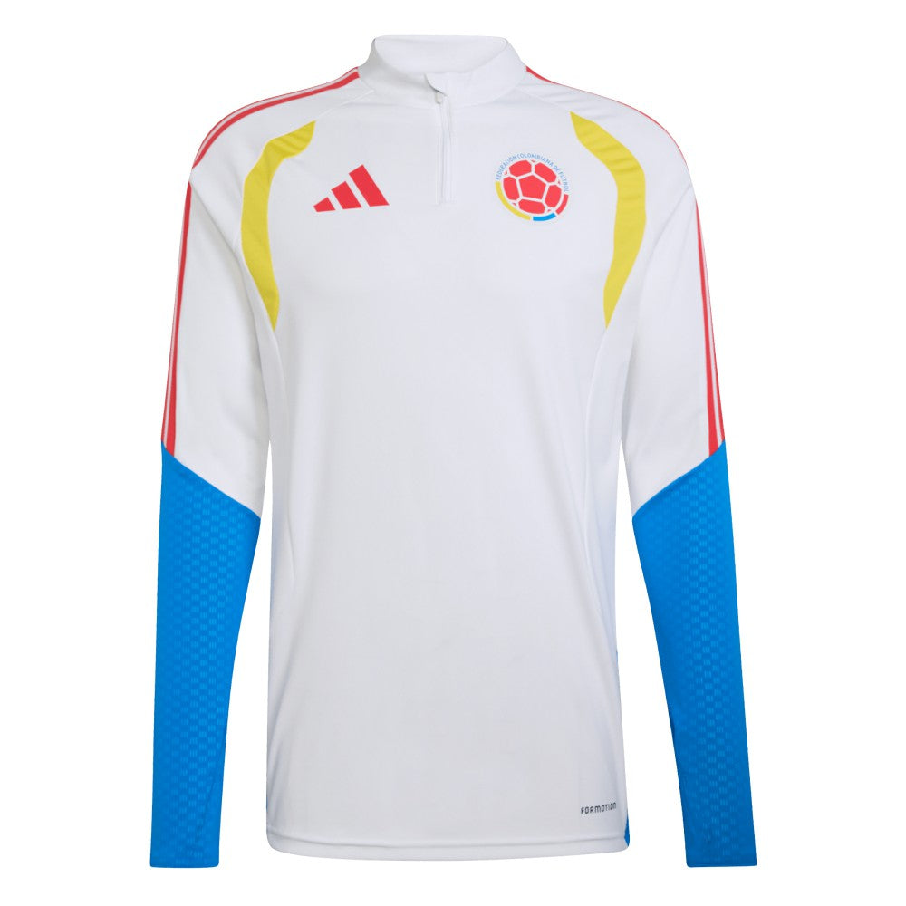 Colombia National Team FIFA x World Cup 2026 Tiro Quarter-Zip Training Top for sale - White