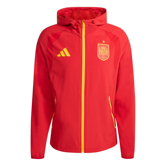 Spain National Team FIFA x World Cup 2026 Full-Zip Travel Windbreaker Jacket for sale - Red