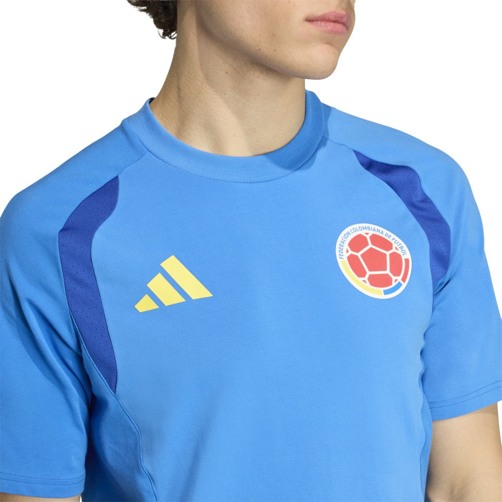 Colombia National Team FIFA x World Cup Tiro Travel T-Shirt for sale - Blue