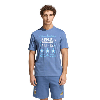 Argentina National Team FIFA x World Cup 2022 Winners Amply T-Shirt for sale - Blue