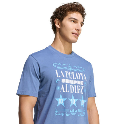 Argentina National Team FIFA x World Cup 2022 Winners Amply T-Shirt for sale - Blue