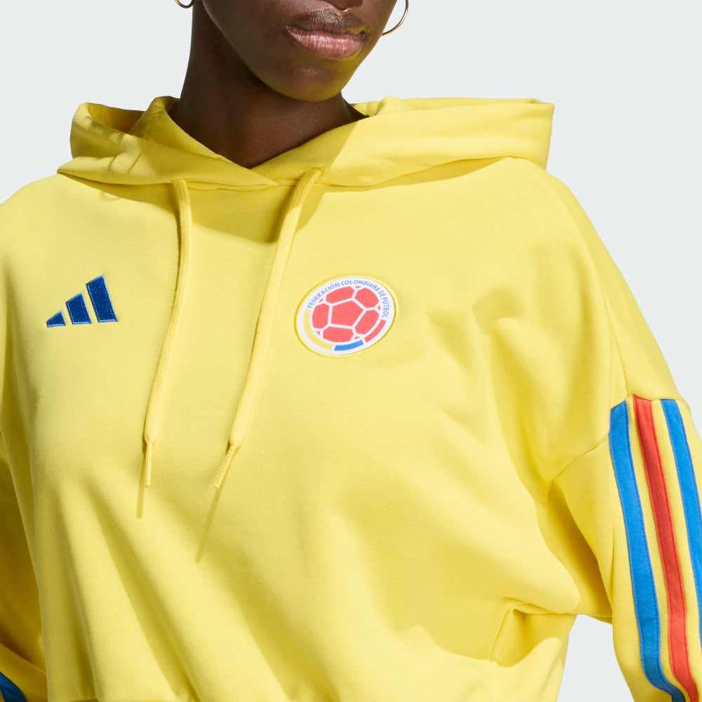 Colombia National Team Women's FIFA x World Cup Alphaskin Cropped Hoodie for sale - Yellow