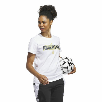 Argentina National Team Women's Jersey Hook T-Shirt for sale - White