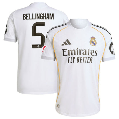 Jude Bellingham Real Madrid 2025/26 Home Jersey Discount - White