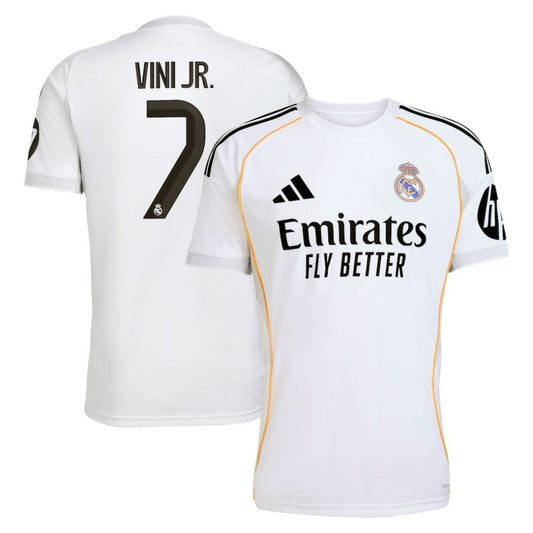 Vini Jr. Real Madrid 2025/26 Home Replica Jersey Discount - White