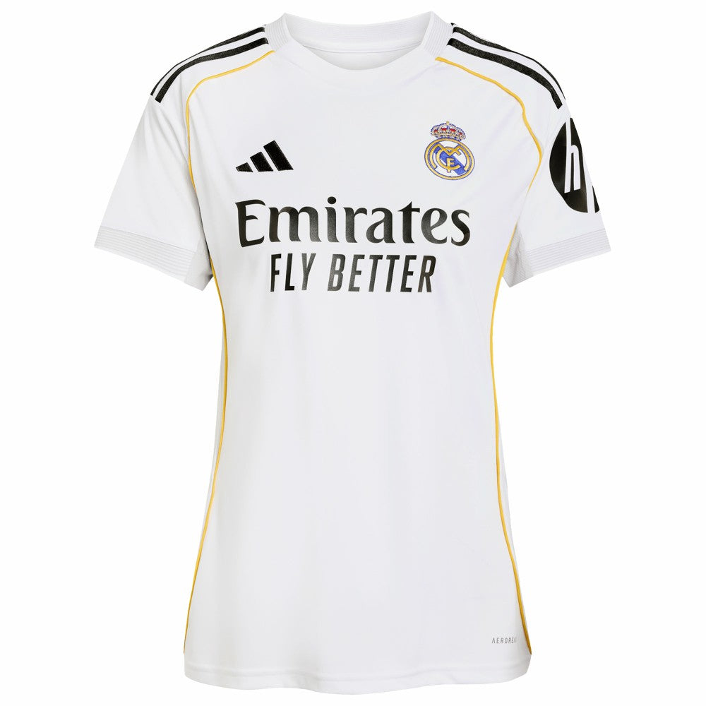 Jude Bellingham Real Madrid Women's 2025/26 Home Replica Jersey Discount - White