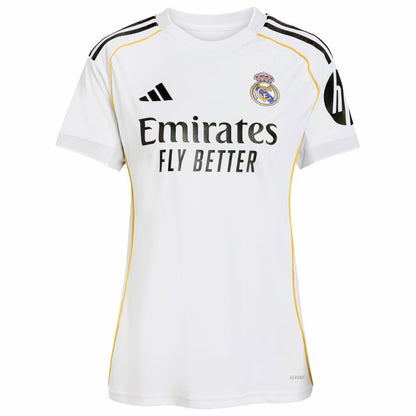 Jude Bellingham Real Madrid Women's 2025/26 Home Replica Jersey Discount - White