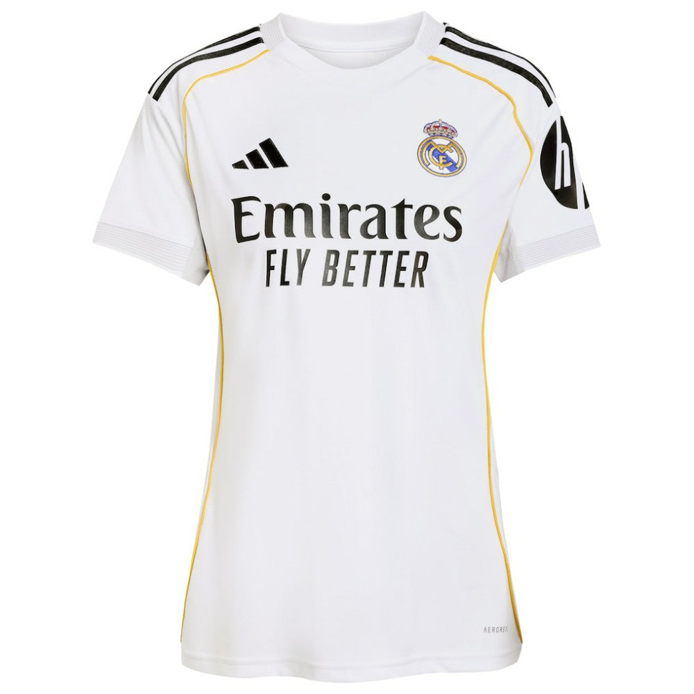 Vini Jr. Real Madrid Women's 2025/26 Home Replica Jersey Discount - White