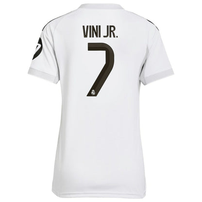 Vini Jr. Real Madrid Women's 2025/26 Home Replica Jersey Discount - White