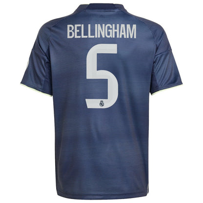 Jude Bellingham Real Madrid Youth 2025/26 Away Replica Player Jersey Discount - Blue