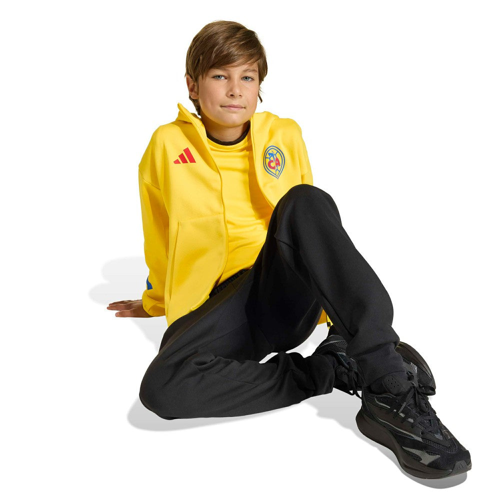 Club America Youth 2025/26 Club Anthem Full-Zip Hoodie Jacket Discount - Yellow