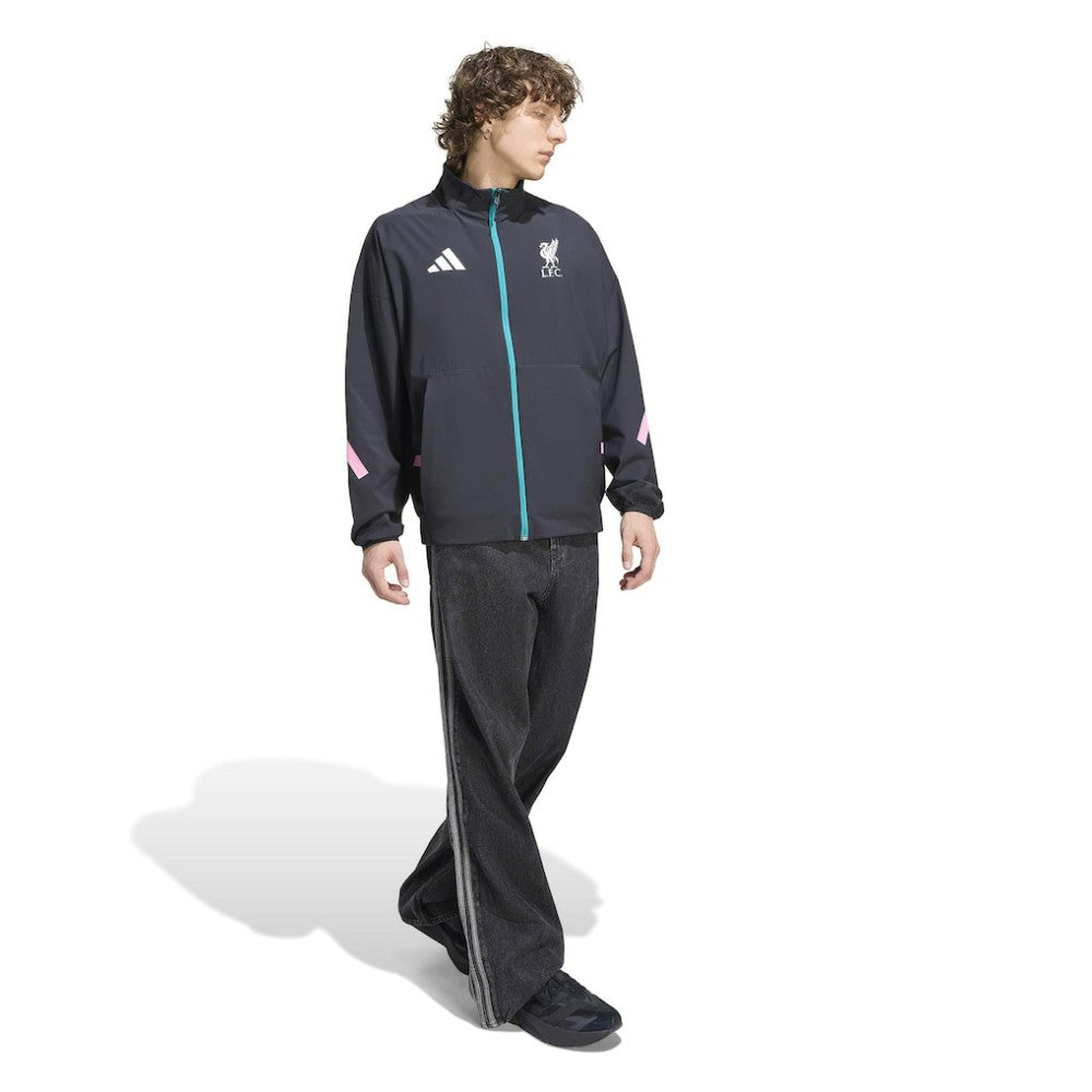 Liverpool 2025/26 Club Anthem Full-Zip Jacket Discount - Black